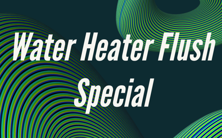 Water Heater Flush Special Button